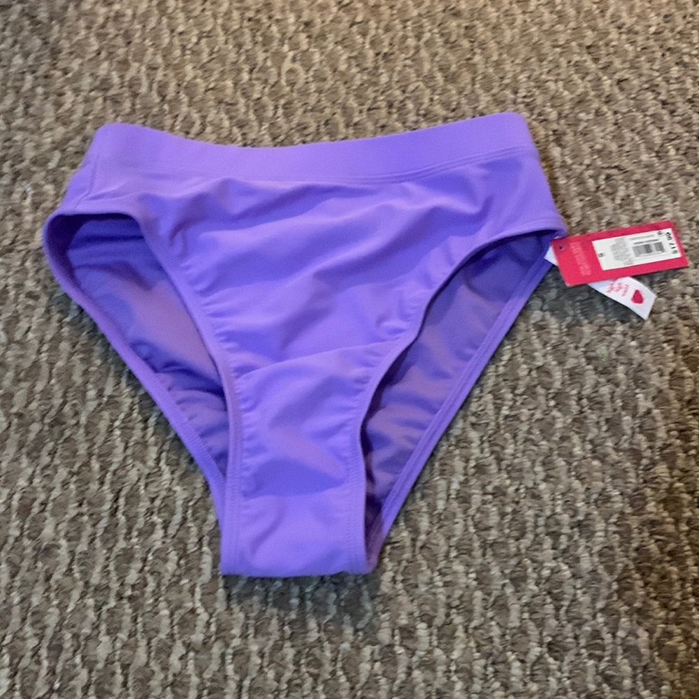 Purple swim bottoms